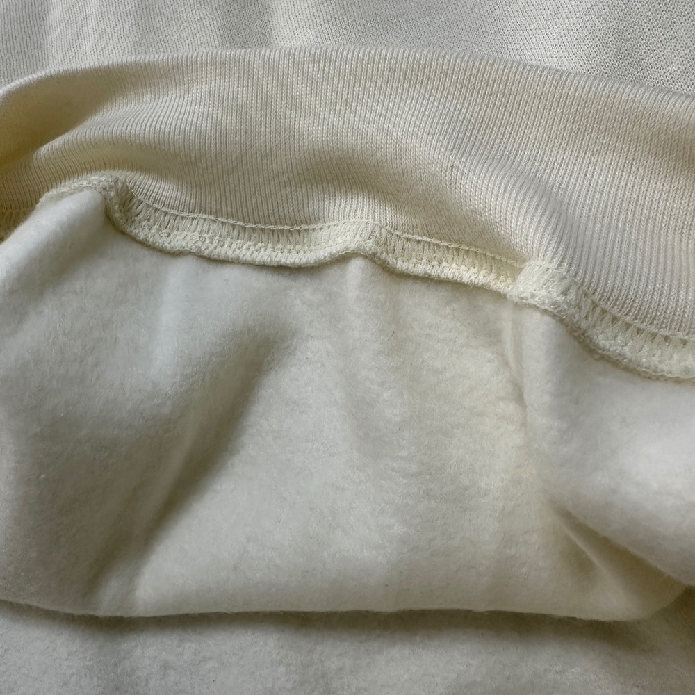 VTG Jennifer Moore Butter Yellow Sweatshirt Crewneck Pullover Quite Luxury Small - Picture 8 of 11